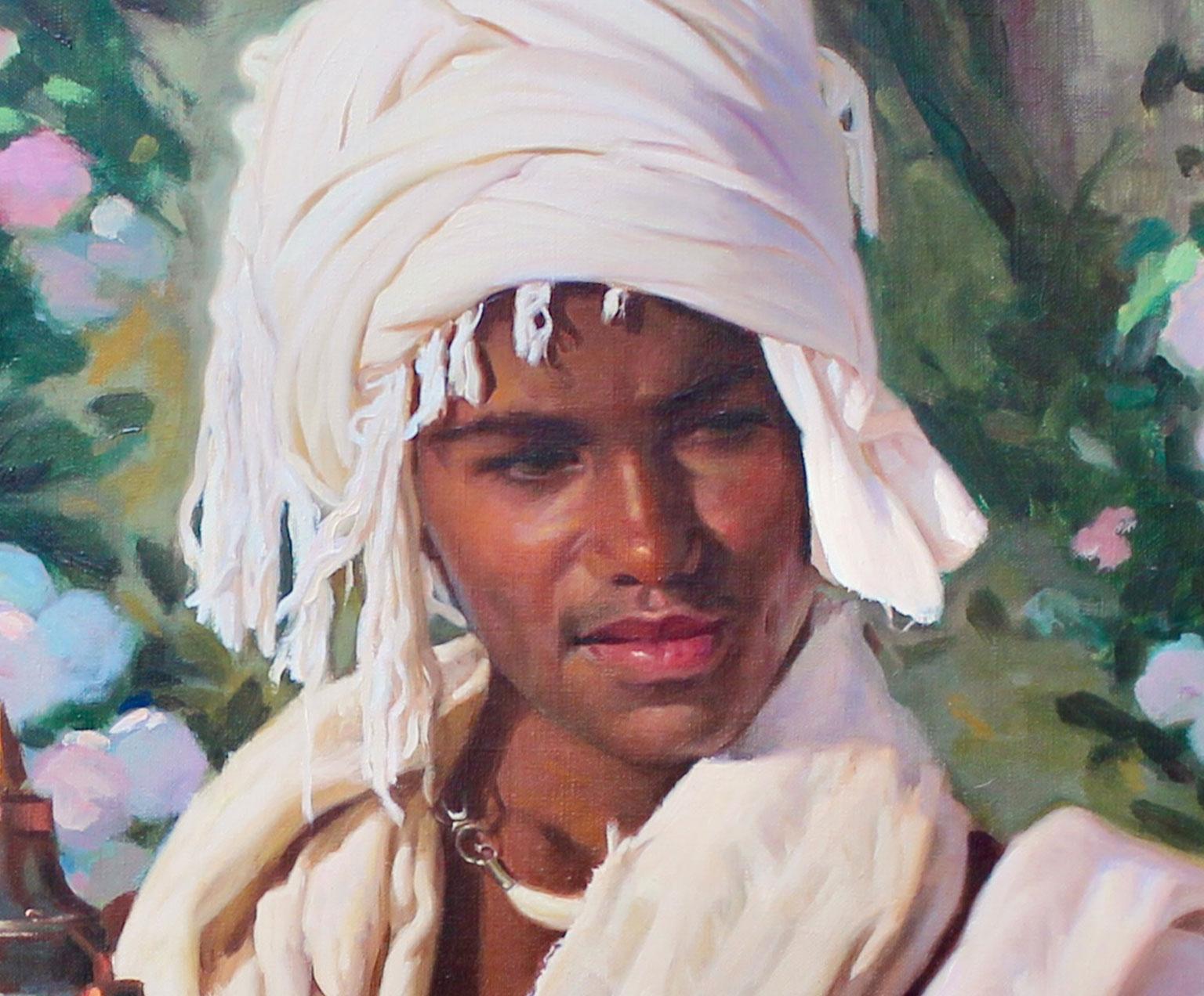 Oriental Boy - Chías Oil painting on canvas Realism 5
