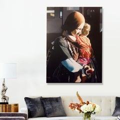 The Exile - Miguel Guía Realist Oil Paint on Canvas