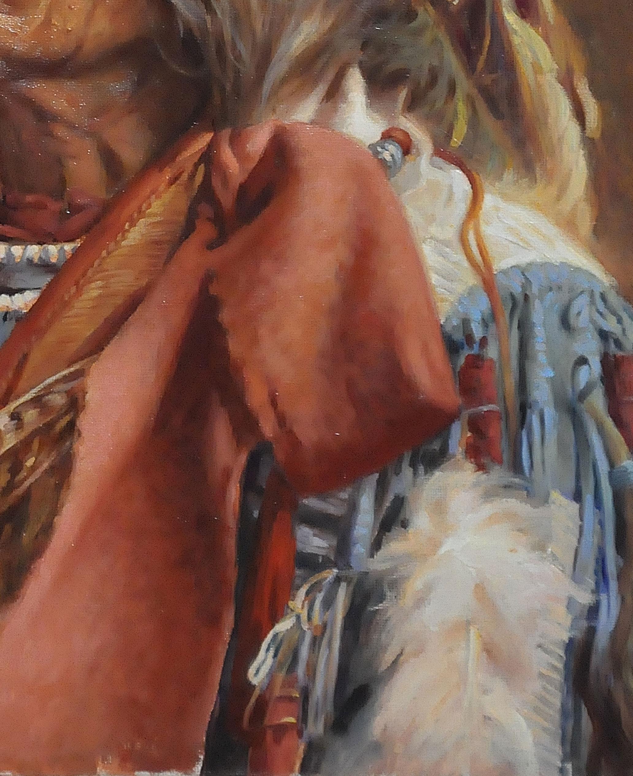 Edward S Curtis Translation - Chías Oil painting on canvas Realism 4