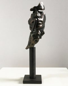 Calm and Silence small – Miguel Guía Realism Bronze layer Sculpture