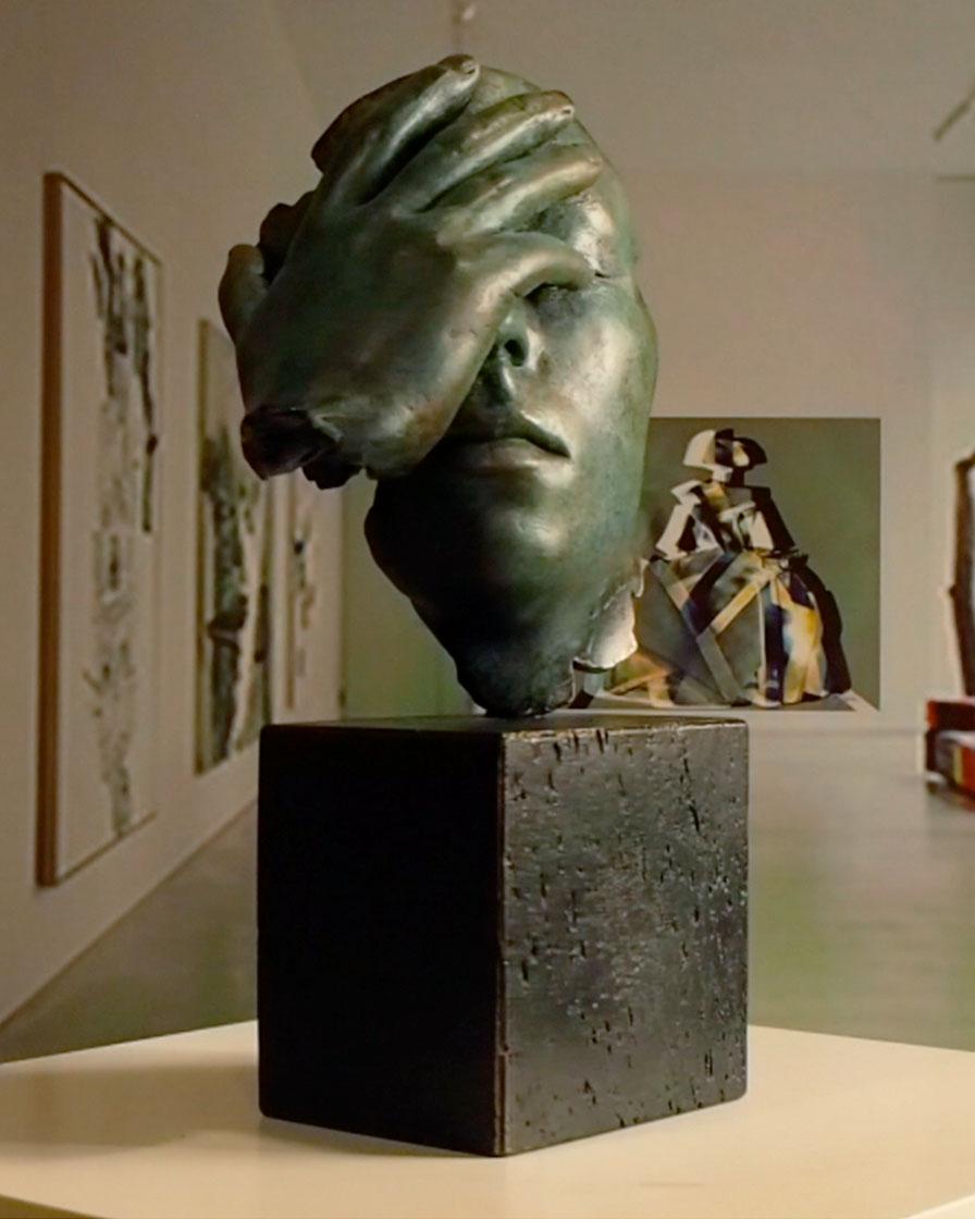 Reflexion - Miguel Guía Realism Bronze layer Sculpture 10
