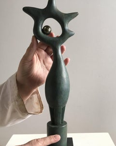 Bird and Star - Martín Duque Impressionist Bronze layer Sculpture