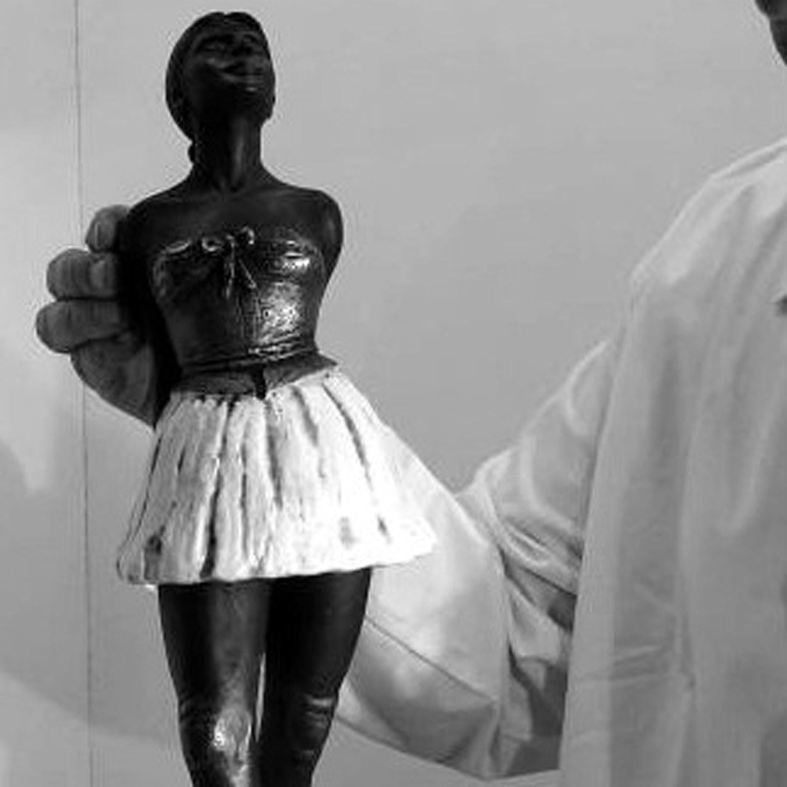 Young Ballet Dancer - Martín Duque Impressionist Bronze layer Sculpture 1