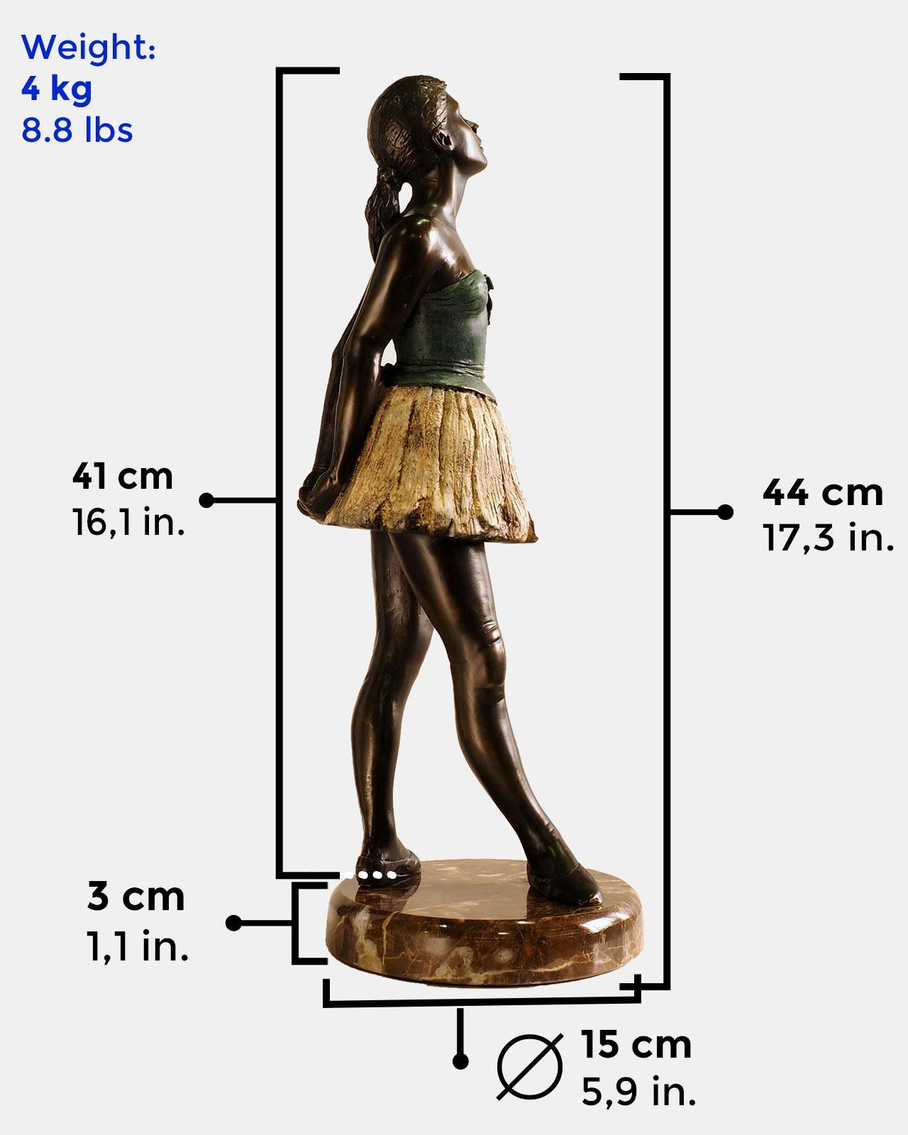 Young Ballet Dancer - Martín Duque Impressionist Bronze layer Sculpture 3