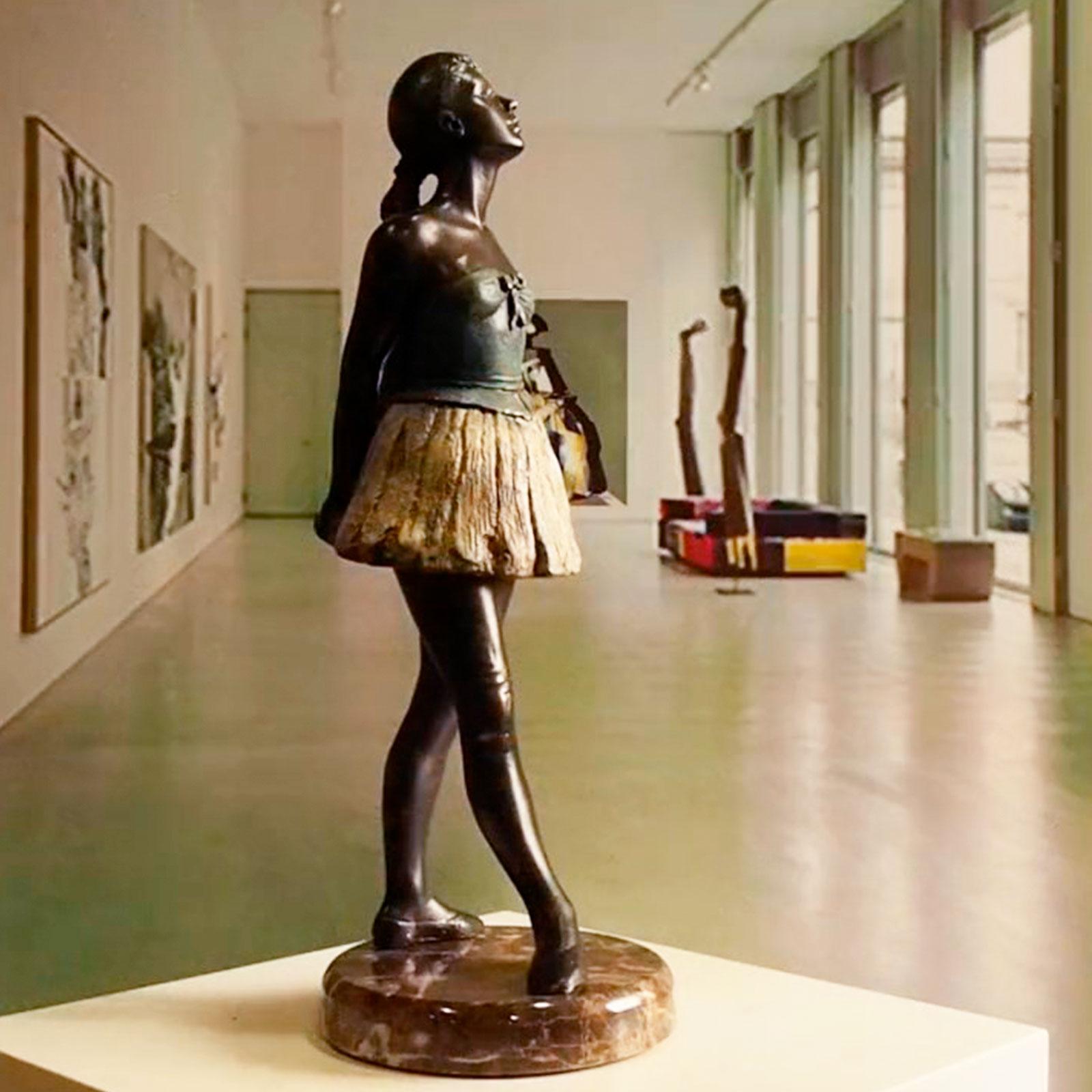 Young Ballet Dancer - Martín Duque Impressionist Bronze layer Sculpture 7
