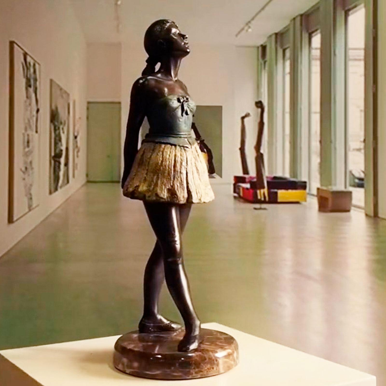 Young Ballet Dancer - Martín Duque Impressionist Bronze layer Sculpture 8