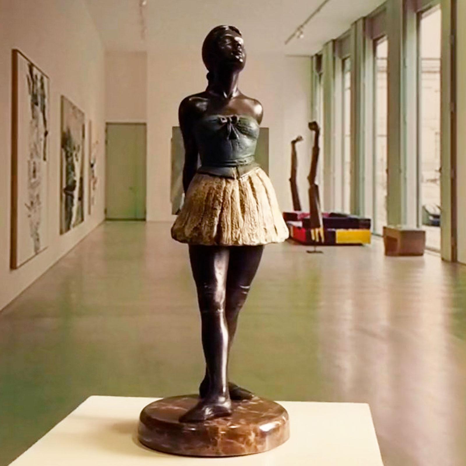 Young Ballet Dancer - Martín Duque Impressionist Bronze layer Sculpture 9