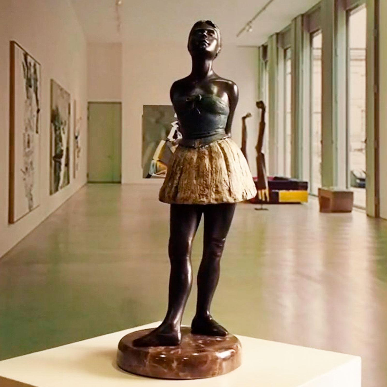 Young Ballet Dancer - Martín Duque Impressionist Bronze layer Sculpture 10