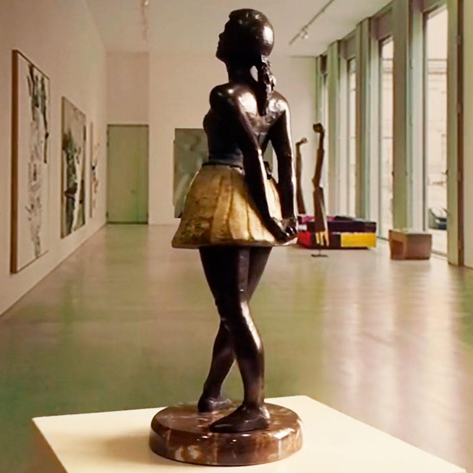Young Ballet Dancer - Martín Duque Impressionist Bronze layer Sculpture 12