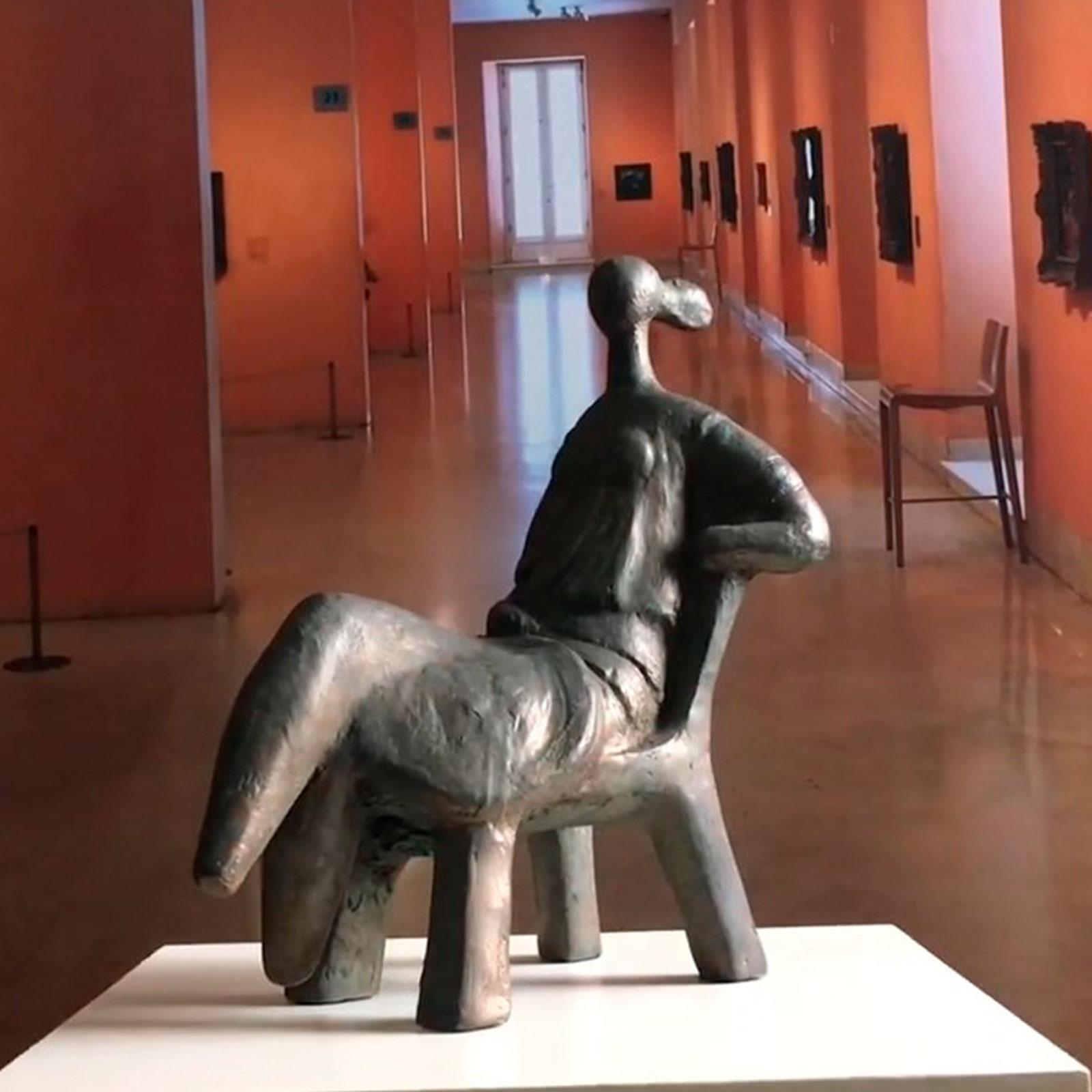 The Wait - Martín Duque Impressionist Bronze layer Sculpture For Sale 5