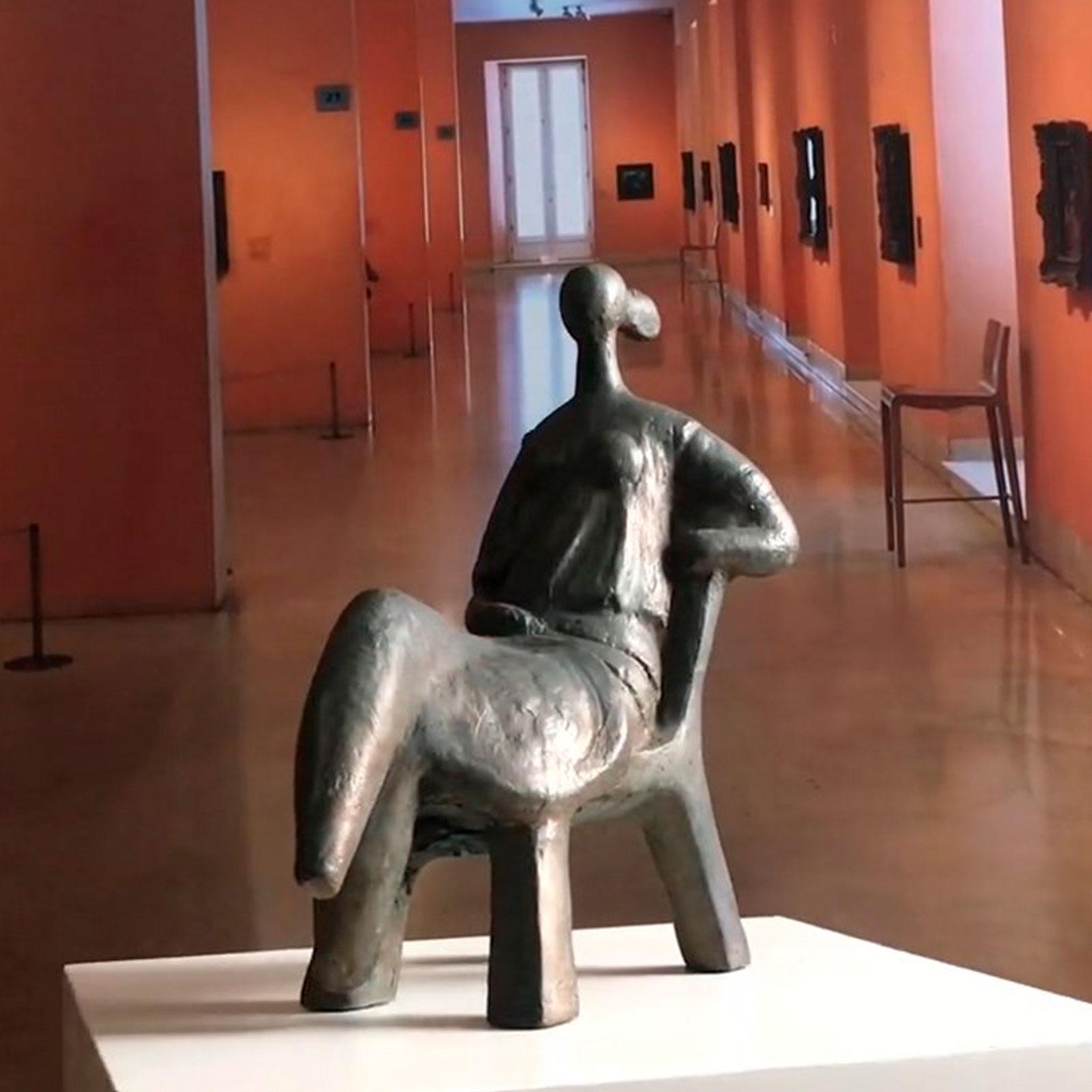 The Wait - Martín Duque Impressionist Bronze layer Sculpture For Sale 6