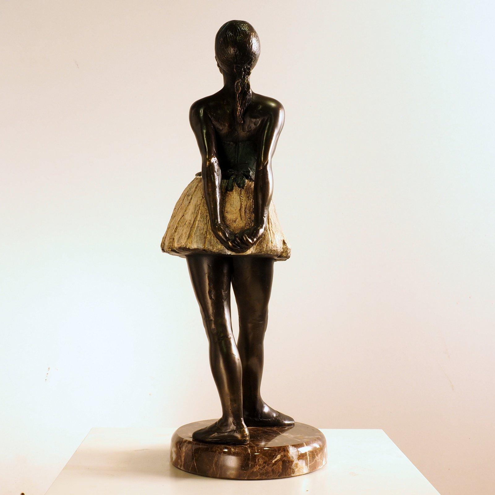 Young Ballet Dancer - Martín Duque Impressionist Bronze layer Sculpture 4