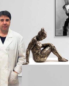 Big Act of Naked Woman Bronze -Martín Duque Impressionist Bronze layer Sculpture