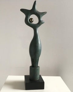 Bird and Star - Martín Duque Impressionist Bronze layer Sculpture