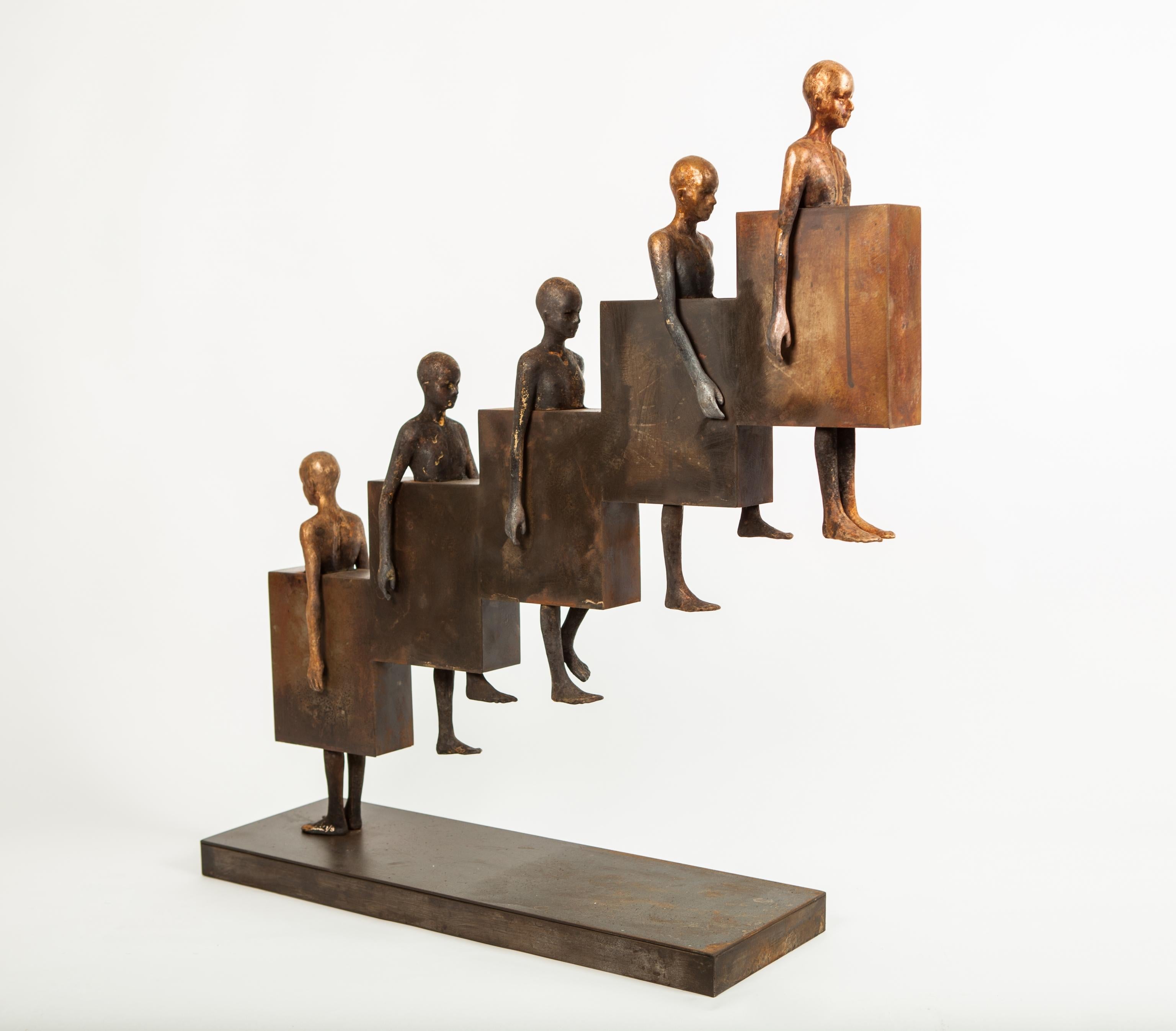 Arriba II - Sculpture Contemporáneo de Jesús Curiá Perez 