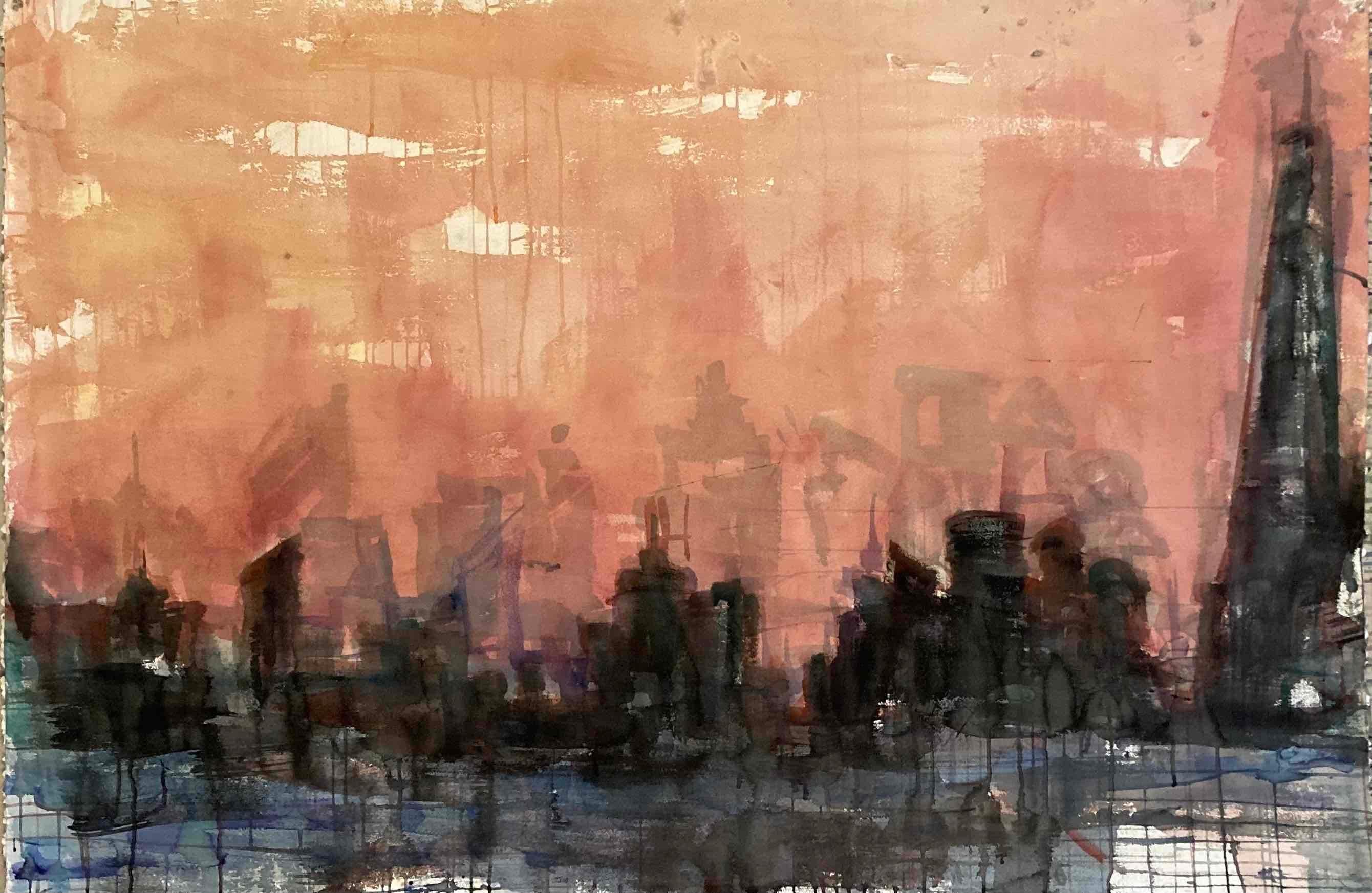 Figurative Art de Elizabeth Allison - Skyline