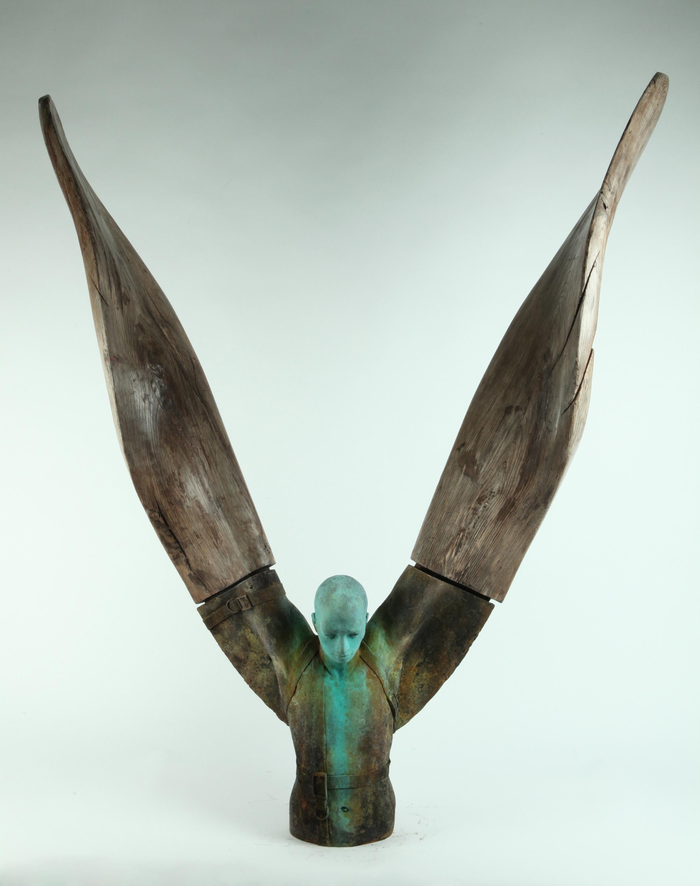 Jesús Curiá Perez  Figurative Sculpture - Helicoide IV