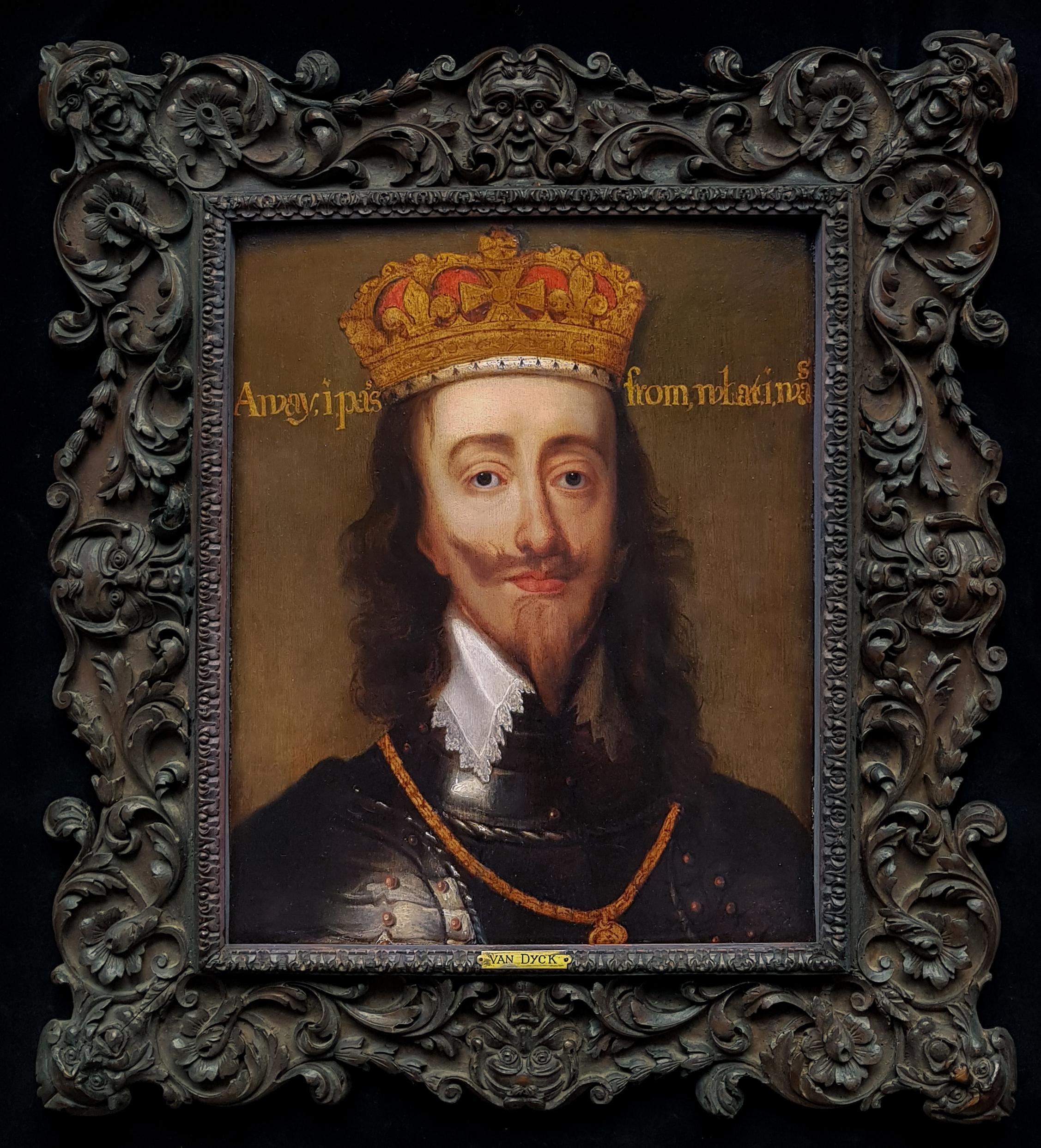 Flemish, 17th Century Portrait Painting - Portrait of Charles I (1600-1649) King of England, Scotland, and Ireland