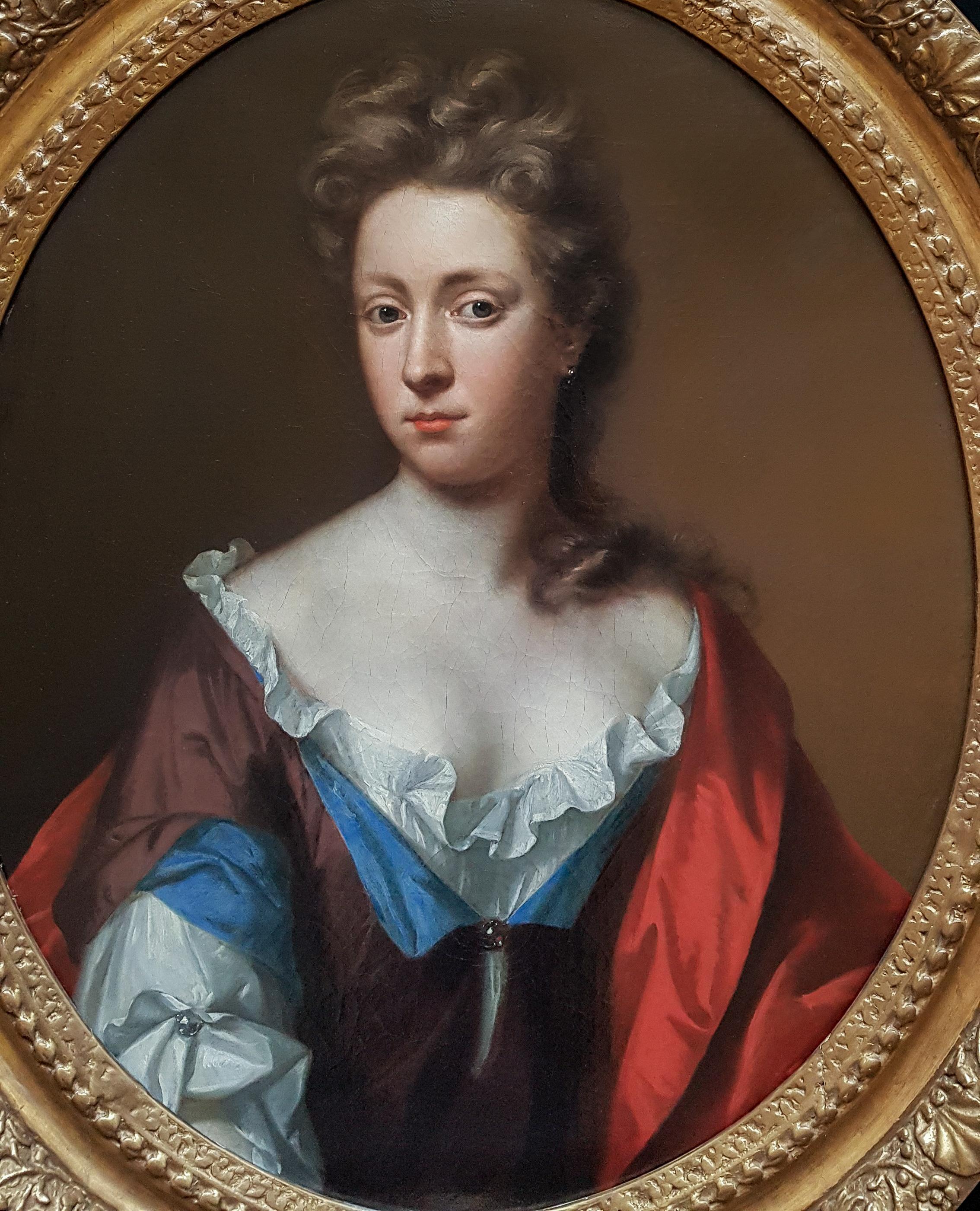 Portrait of a Lady of the Graves family - Painting by Unknown