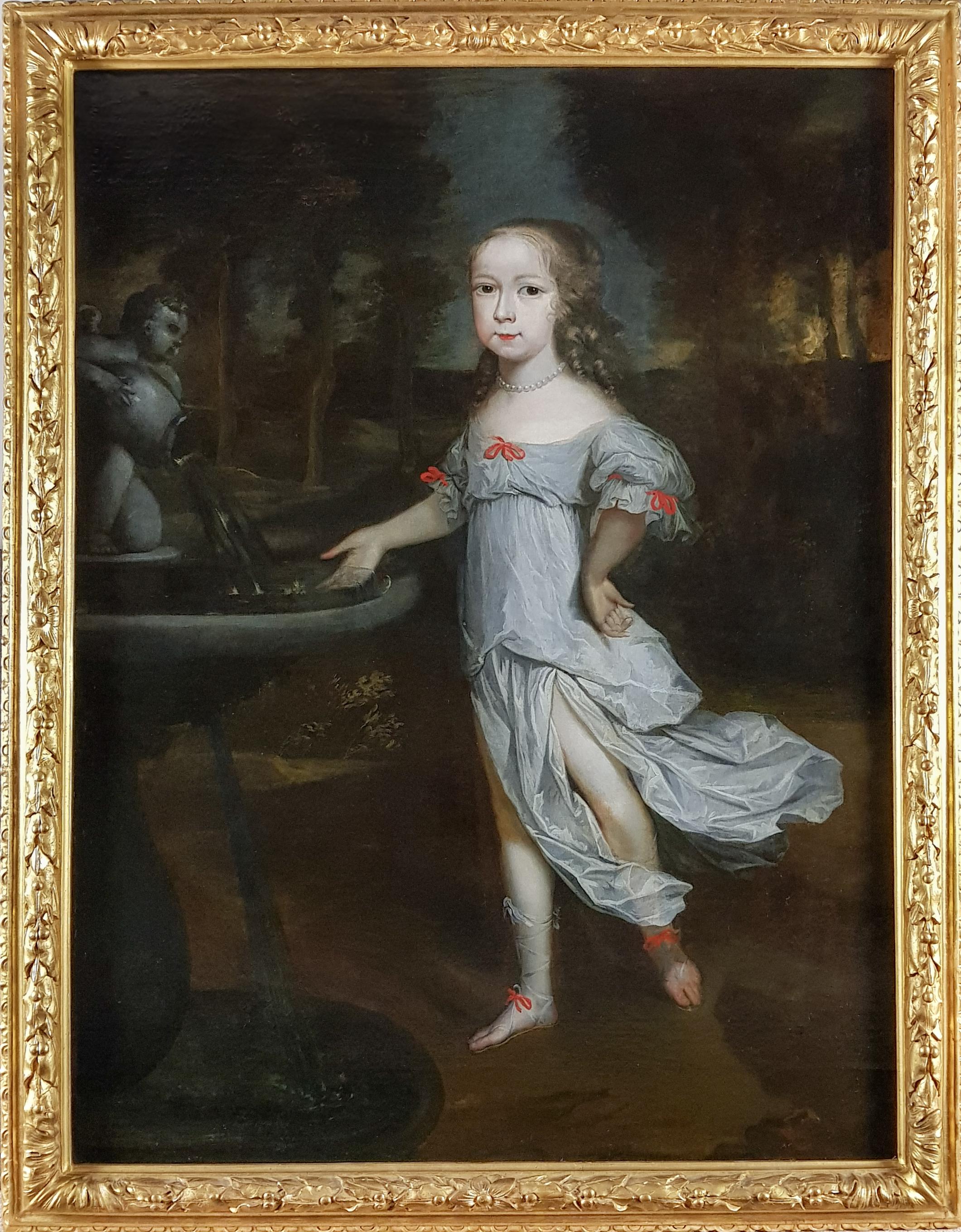 Circle of Abraham van der Tempel Portrait Painting - Portrait of Louise de Lévis-Leran