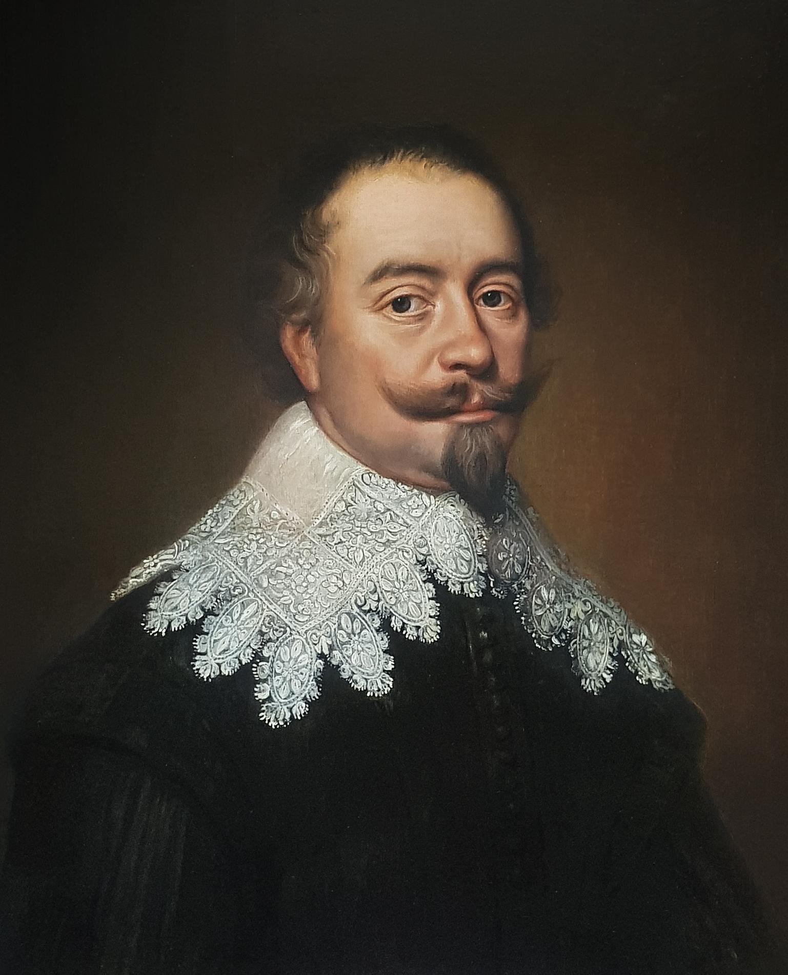 Portrait of a Gentleman - Painting by Circle of George Geldorp (c.1590-1665)