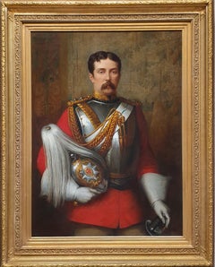 PORTRAIT of Captain Cecil Alfred Tufton Otway (1845-1884) c.1877 Signed