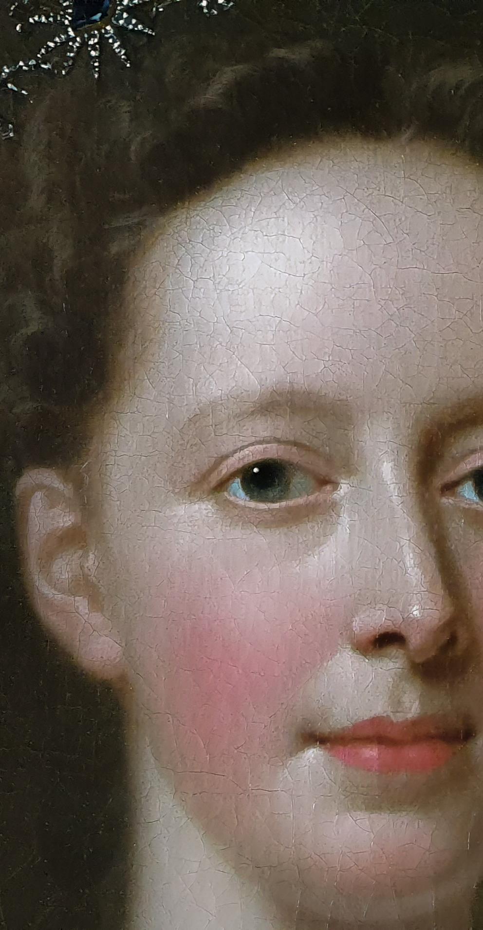 Portrait of a Lady with a Dove, Signed and Dated 1736
Signed Willem Verelst (c.1704-1752)

This work represents this accomplished artist at his very best.  Willem Verelst was from a family of painters – at least ten painters, over three generations.