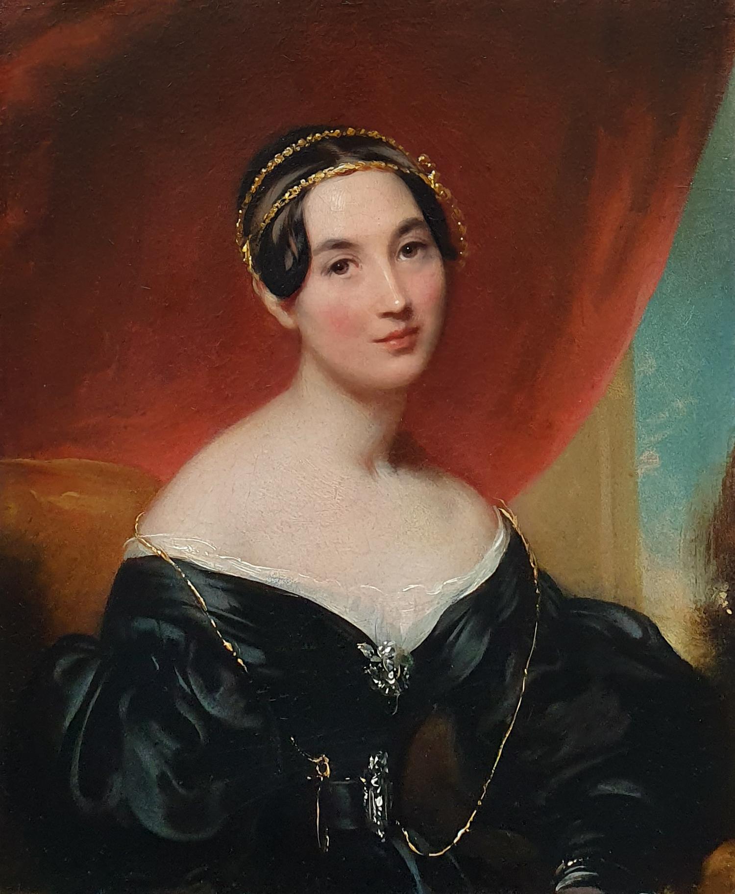 A Pair - Portrait of a Gentleman & Portrait of a Lady, circa 1836 1