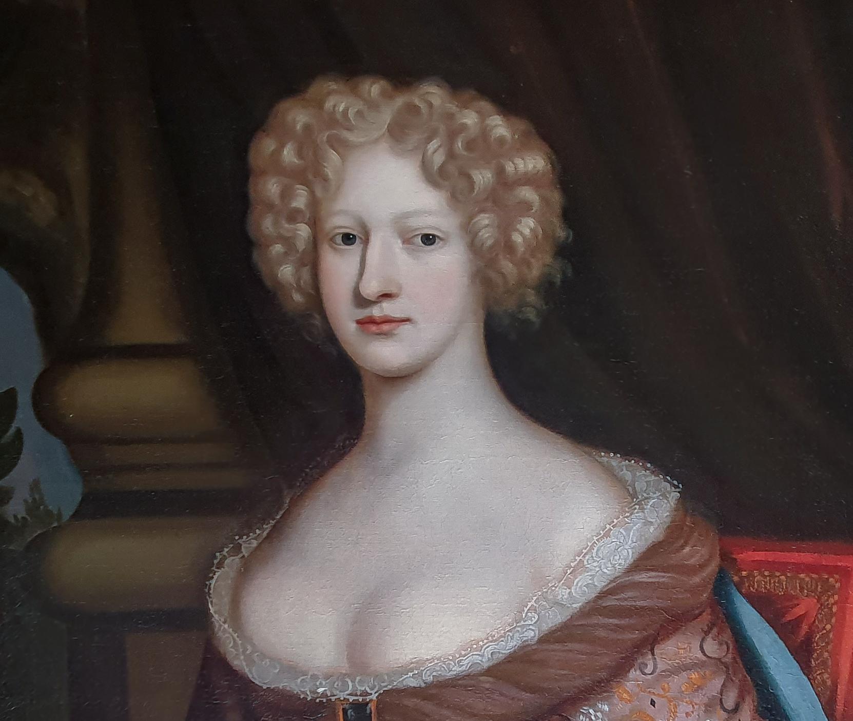 Portrait of a Lady, Large Scale, Fine Carved Period Frame 1