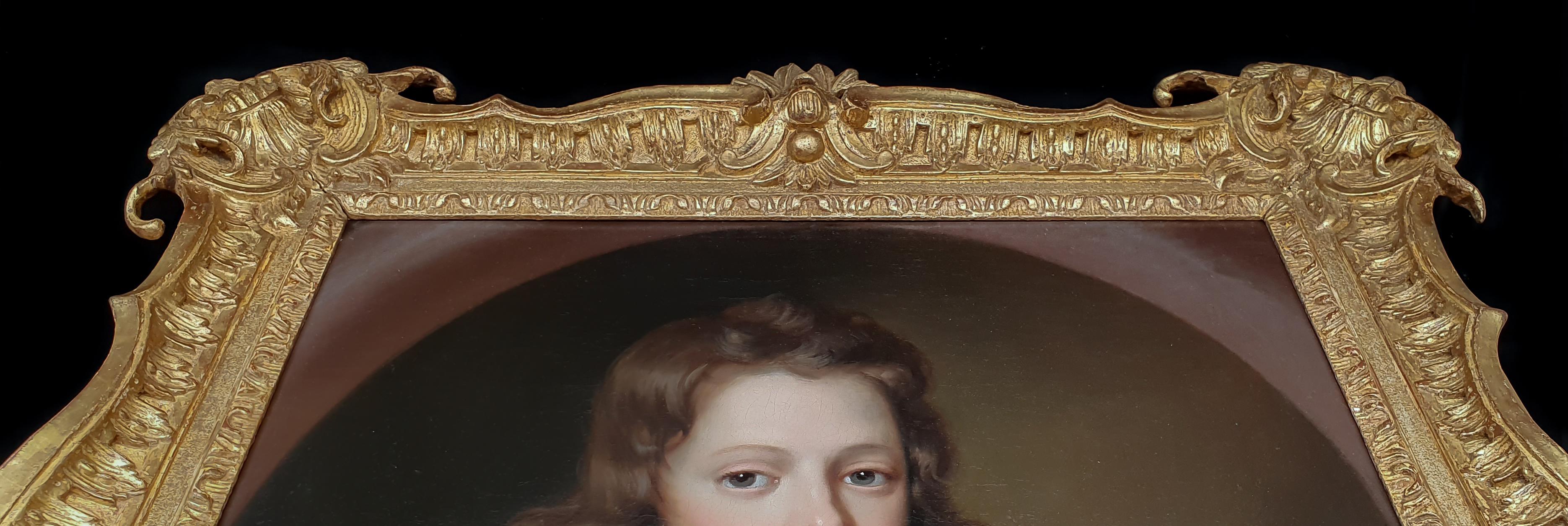 Portrait of a member of the Mellish family, Exquisite Quality, Fine Carved Frame 3