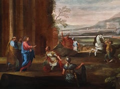 An Architectural Capriccio with Christ and the Centurion, 17th Century