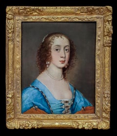 Portrait d'Elizabeth Cavendish:: comtesse du Devonshire (1619-1689) sur panneau