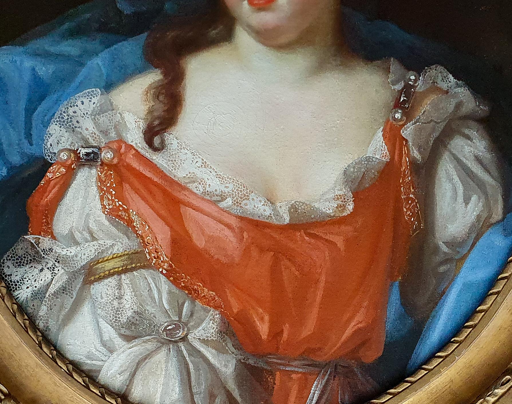 Portrait of a Lady, circa 1690 - Painting by Unknown
