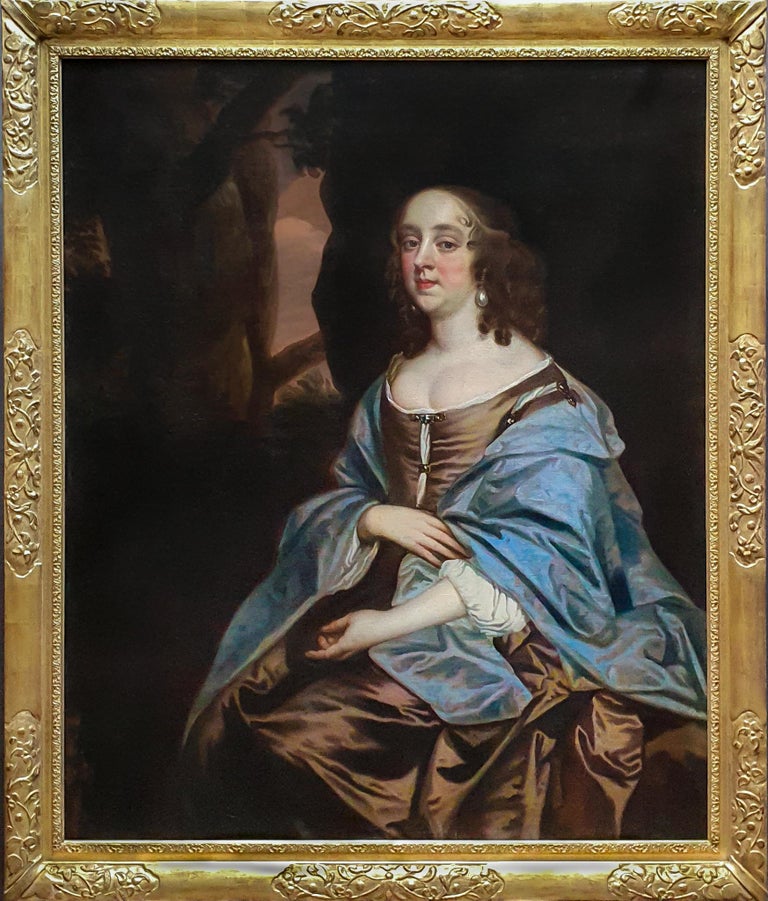 (Circle of) Sir Peter Lely Portrait Painting - Portrait of Lady Judith Monson (c.1623-1700) c.1661; Antique Oil Painting