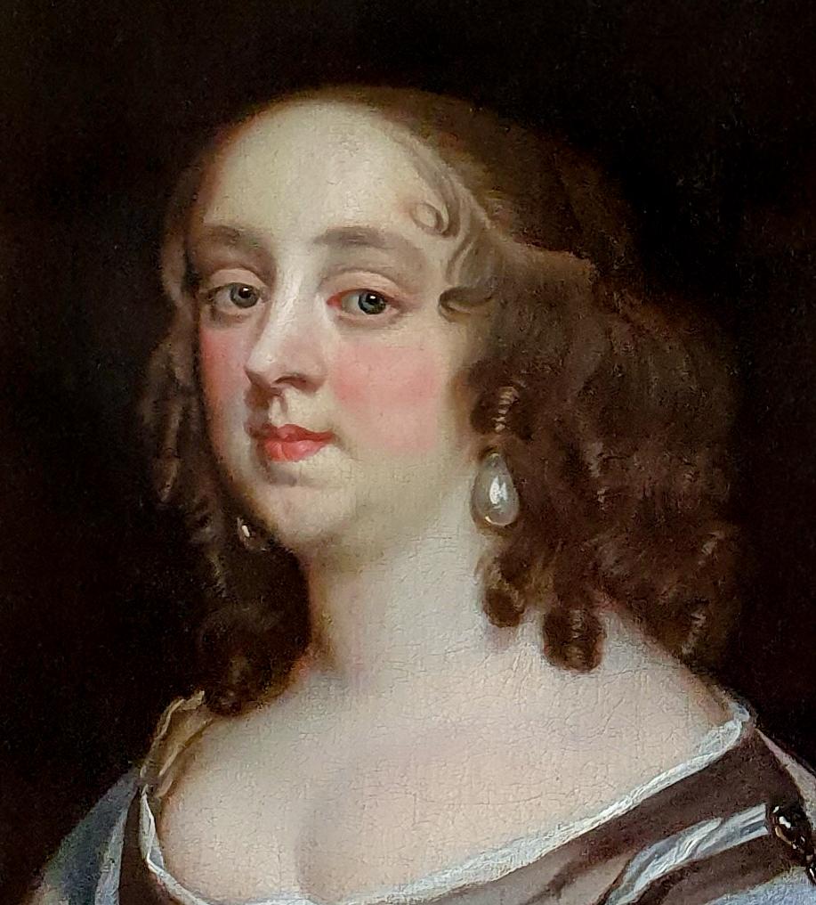Portrait of Lady Judith Monson (c.1623-1700) c.1661; Antique Oil Painting 1