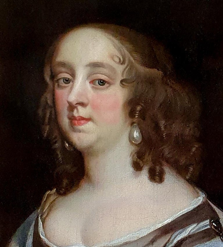 Portrait of Lady Judith Monson (c.1623-1700) c.1661; Antique Oil Painting For Sale 3