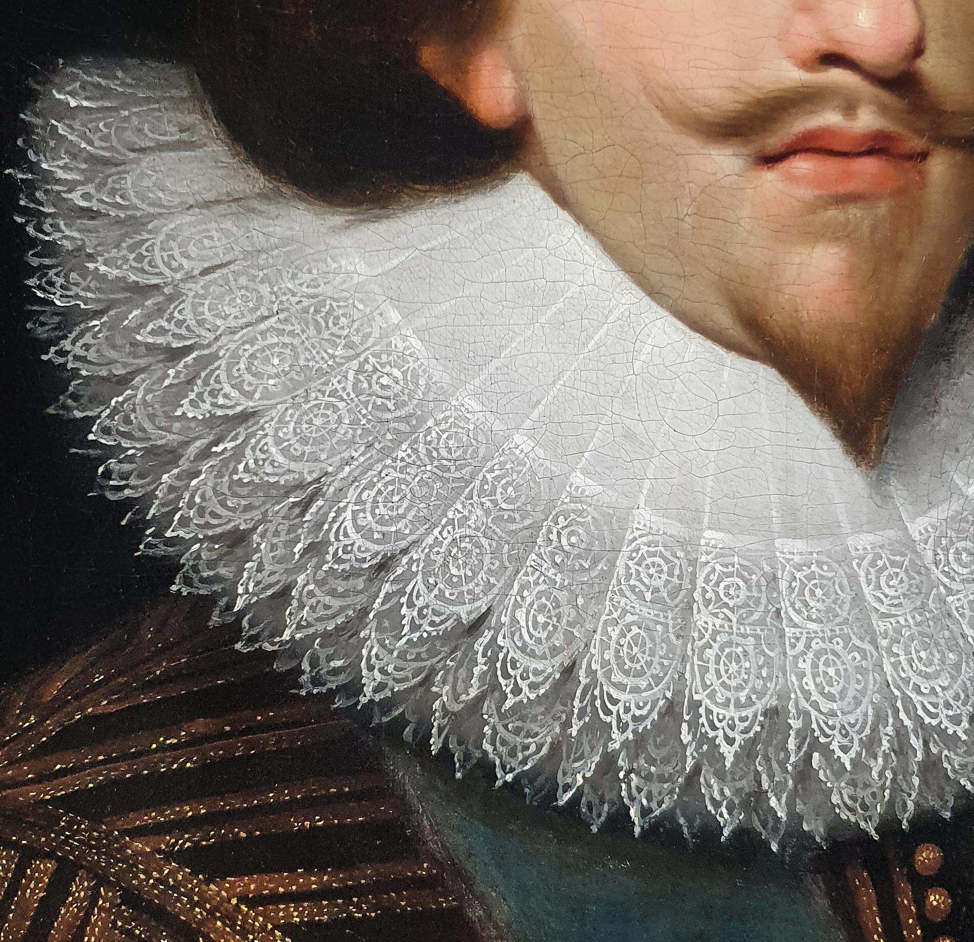king charles portrait satin