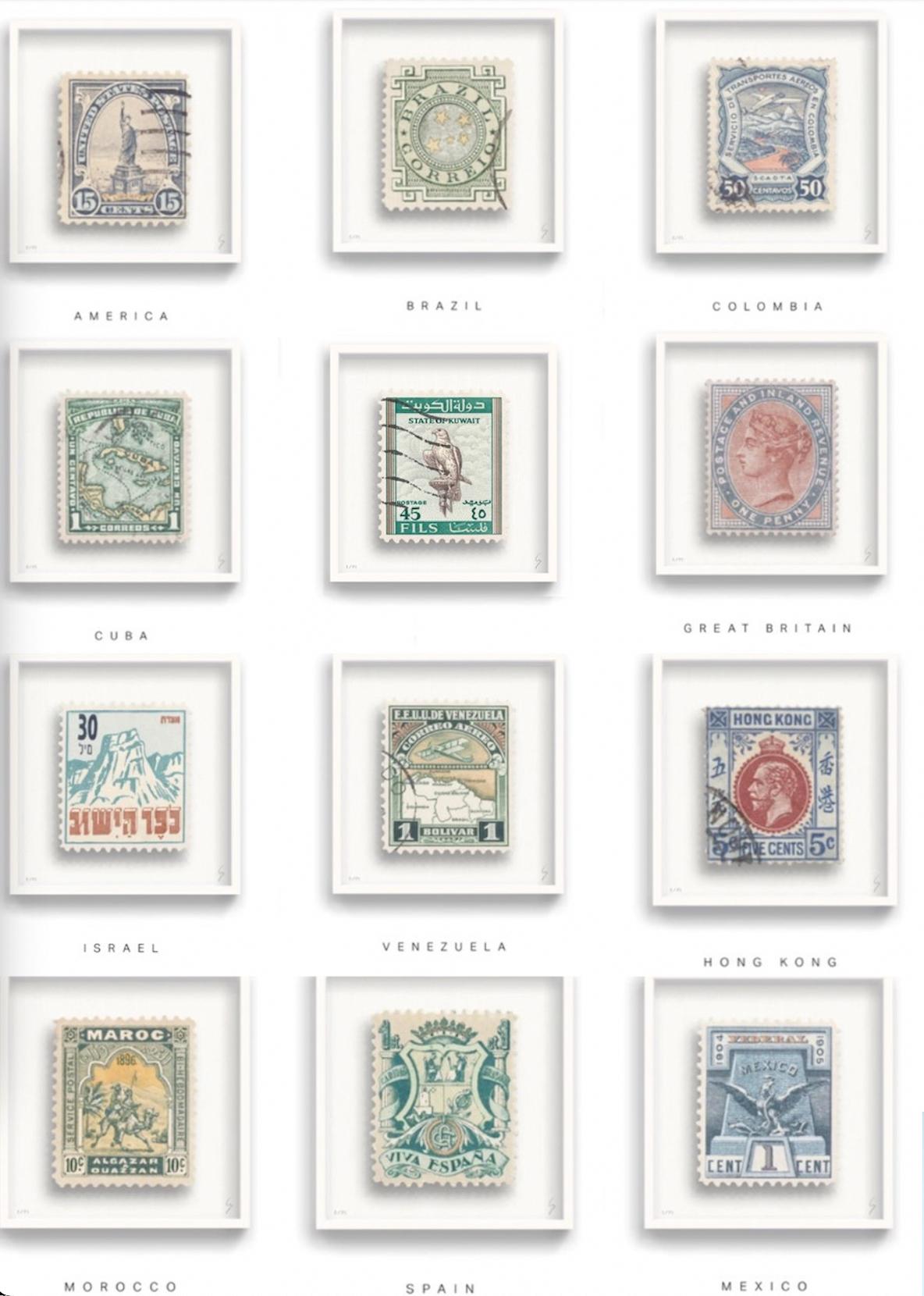handmade stamps from around the world