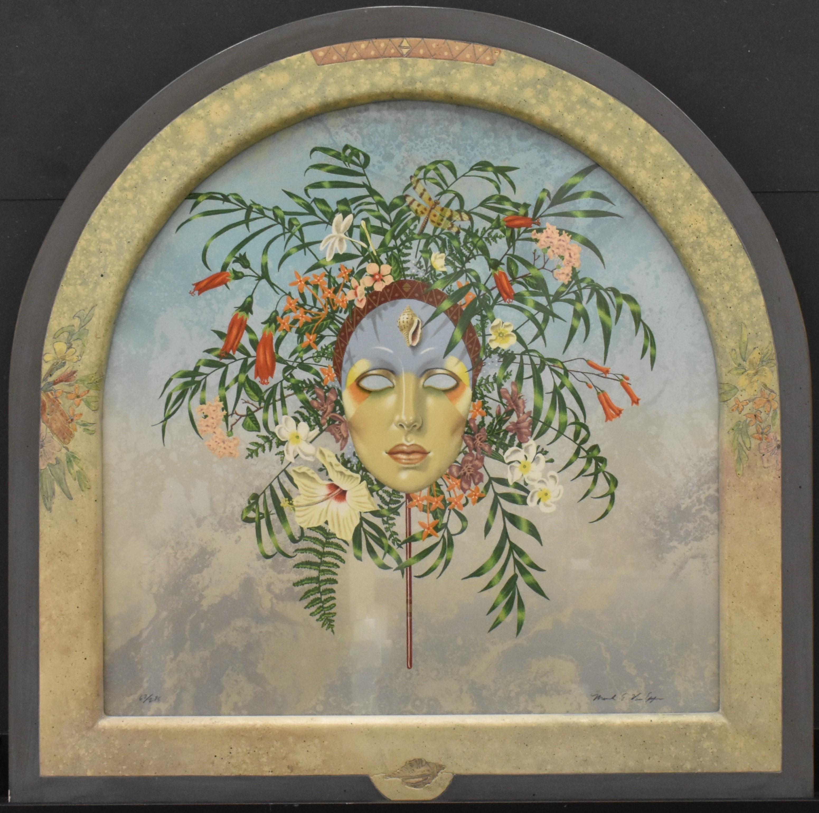Masque à fleurs - Print de Mark E. van Epps