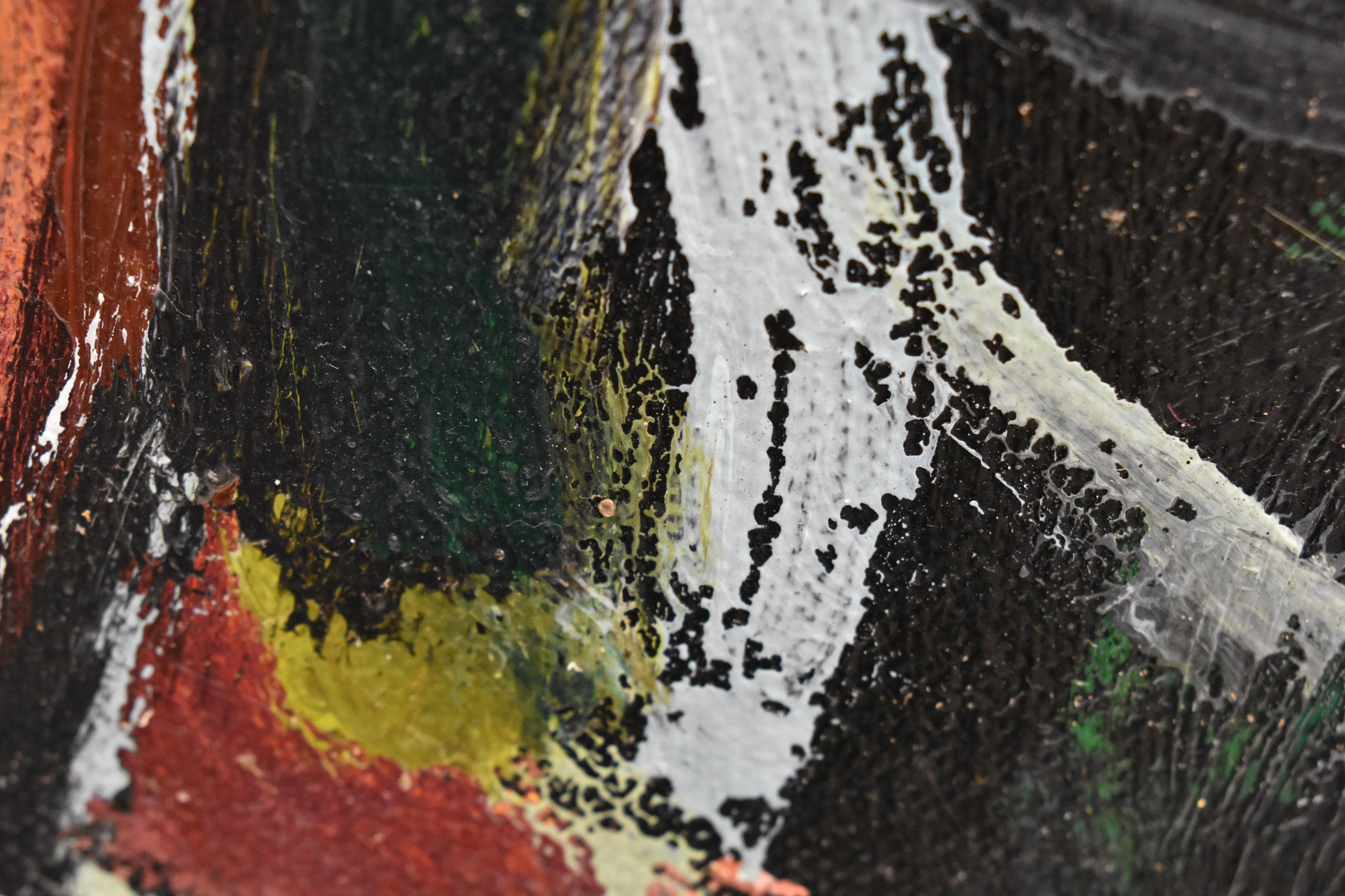 Head - Abstract Expressionism Oil Paint on Canvas Mid 2007 5
