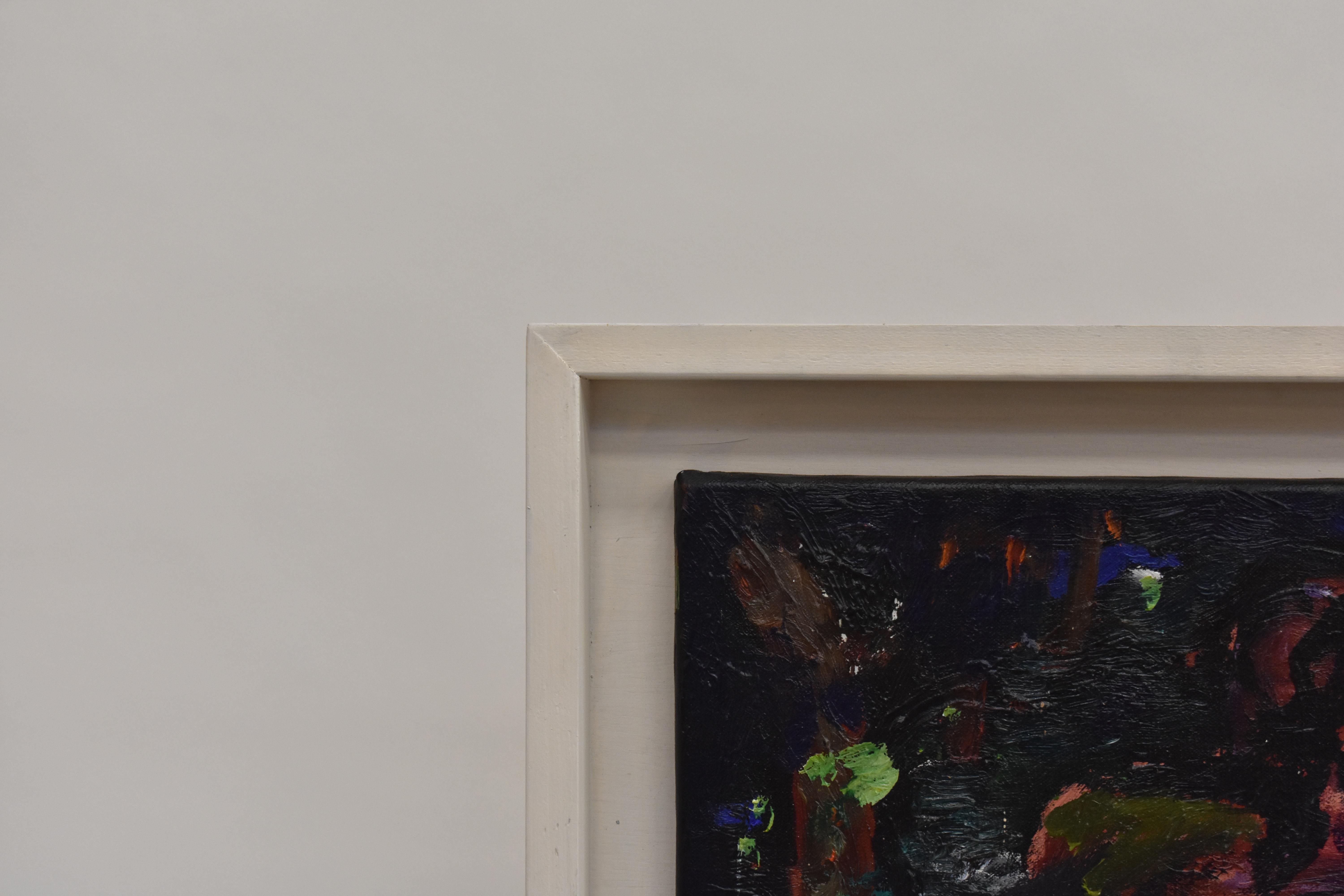 Head - Abstract Expressionism Oil Paint on Canvas Mid 2007 - Abstract Expressionist Painting by Ad Snijders