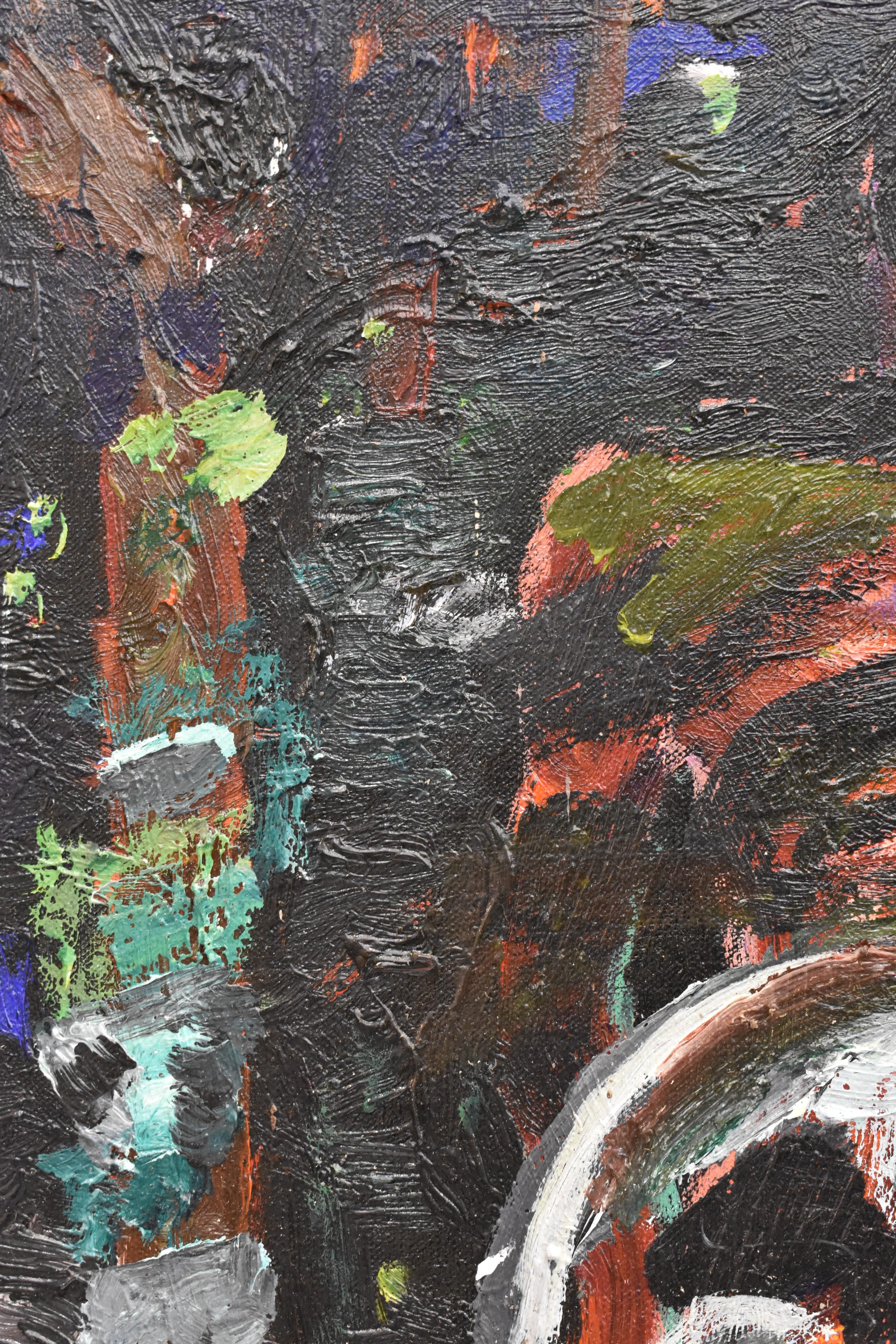 Head - Abstract Expressionism Oil Paint on Canvas Mid 2007 2