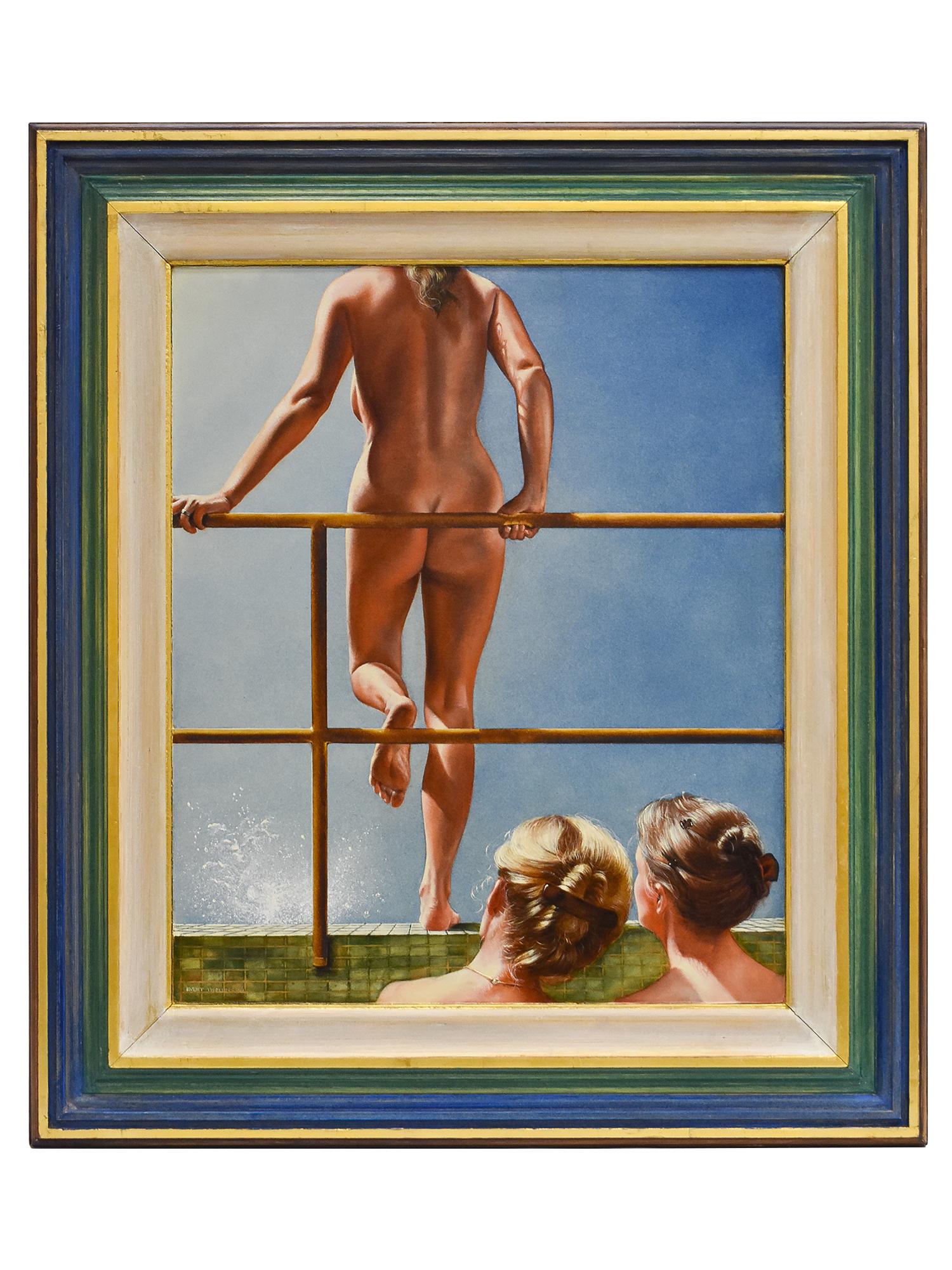 Evert Thielen Still-Life Painting – Schwimmbad
