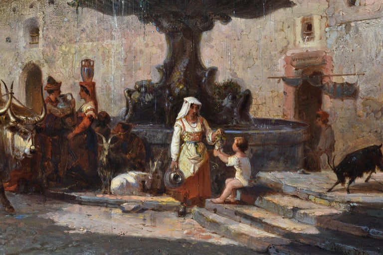 Paul Constatin Tetar van Elven View on Italian Village Dutch Artist