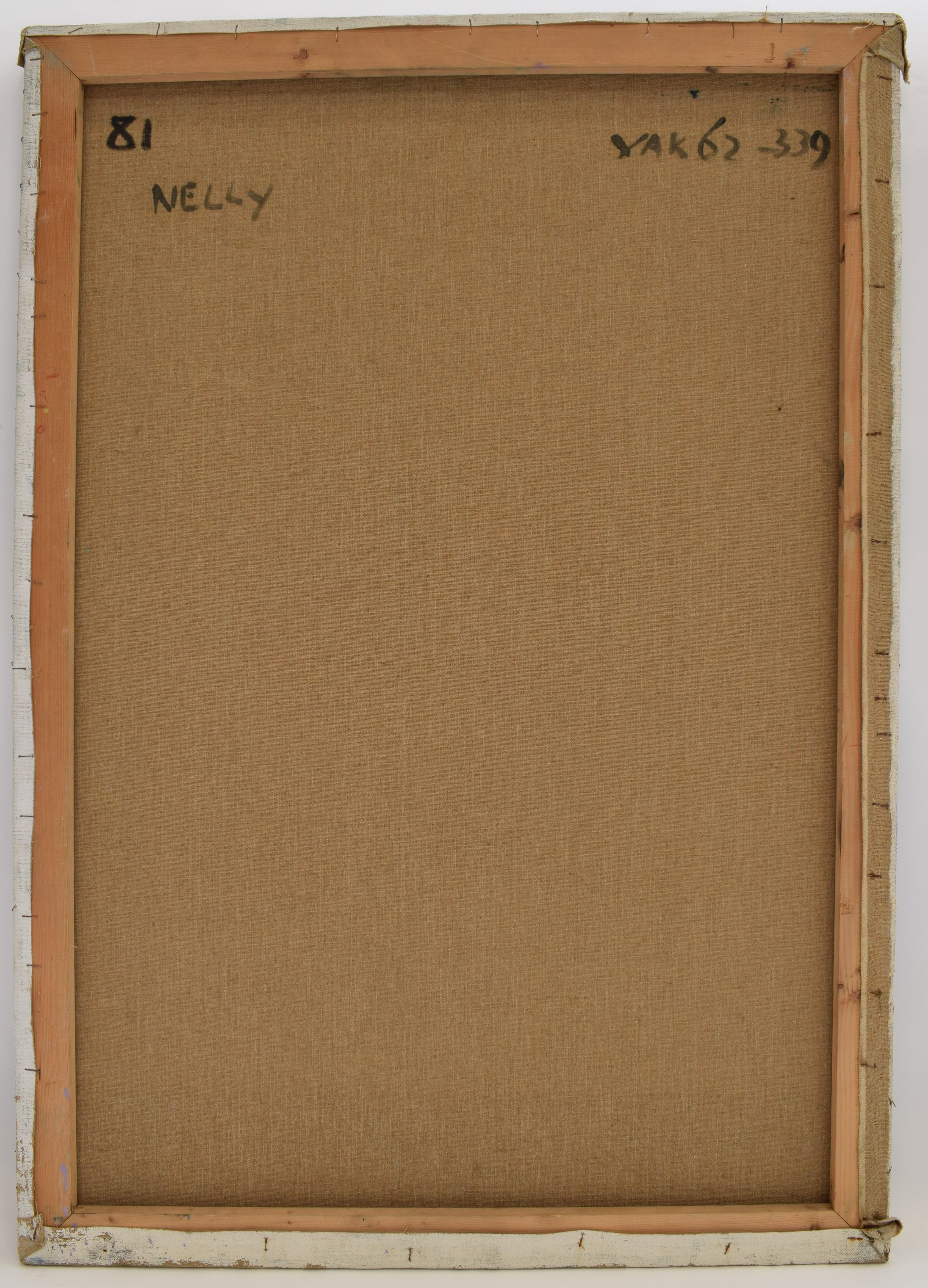 Nelly - Oil Paint on Canvas, Fauvist, Dutch Artist, Portrait, Painting For Sale 8
