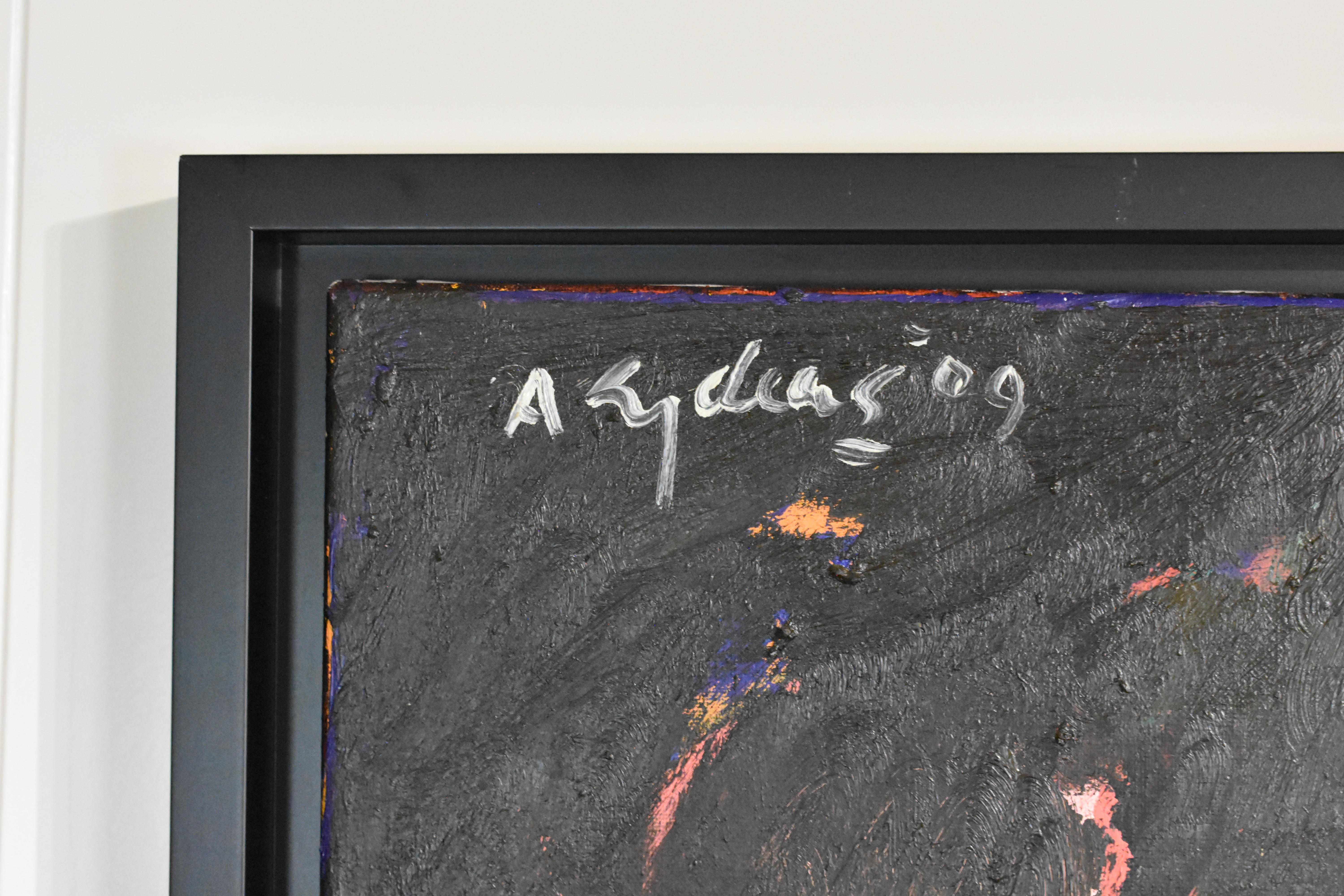 Paar 2, Abstract , Ad Snijders, Karel Appel, signed upper right corner, Dutch For Sale 5