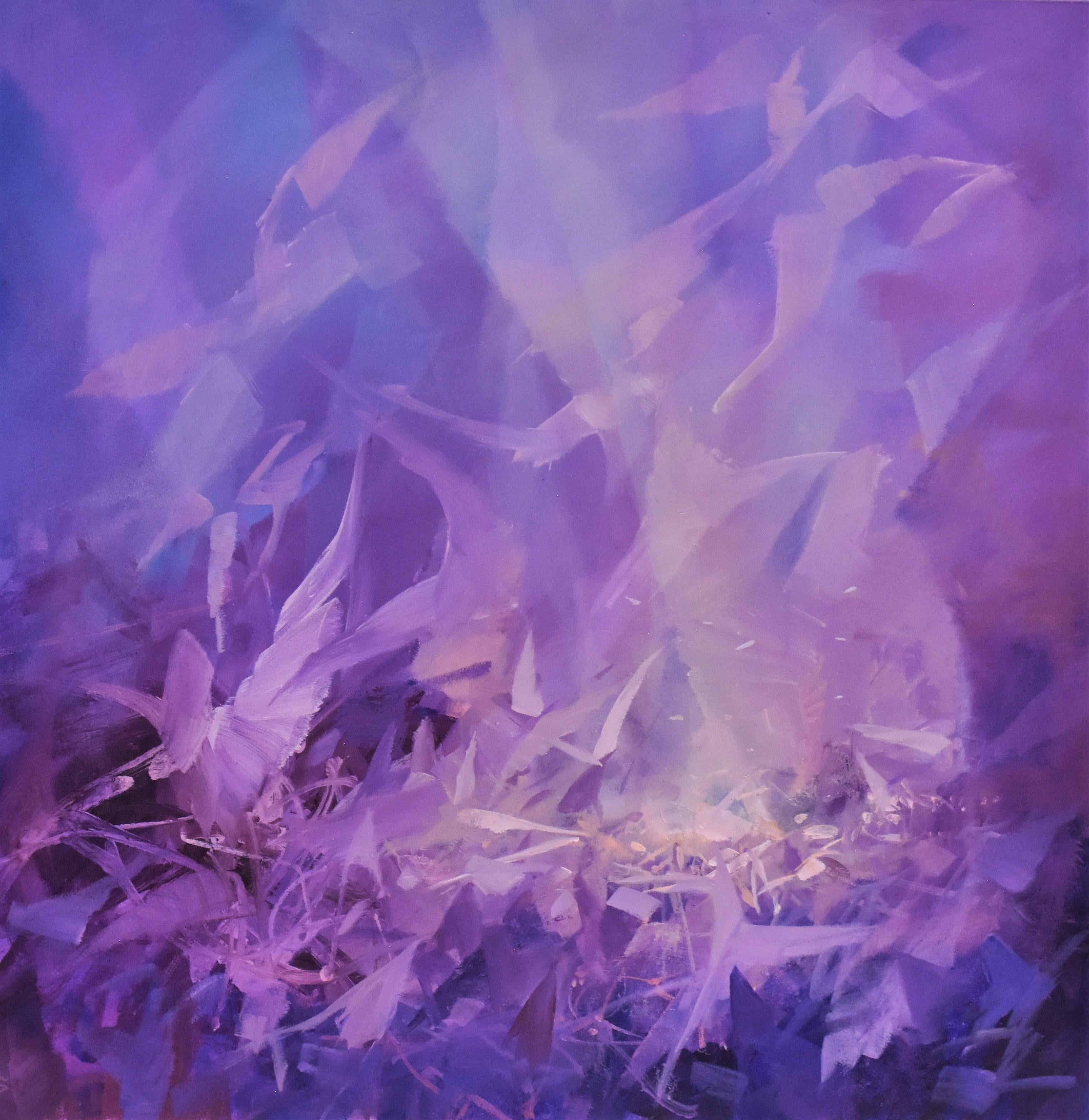 Philippe Charles Jacquet Au bout du quai, oil paint on board For Sale