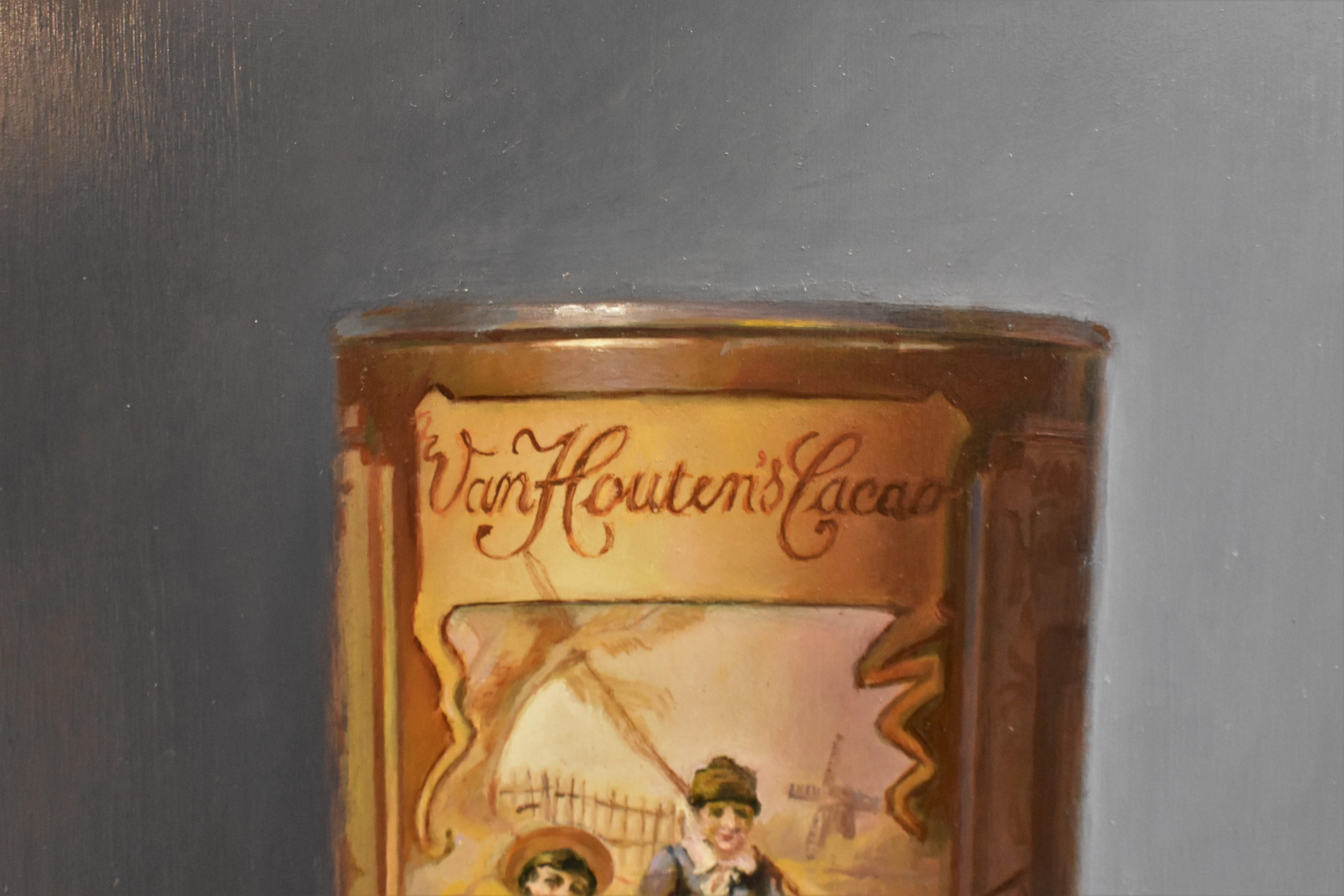 Van Houten tin with chocolates - Peter van den Borne For Sale 3