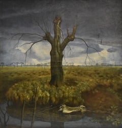 Henri van de Velde - Landscape with pollard willow  (Ca. 1935) - Dutch painter