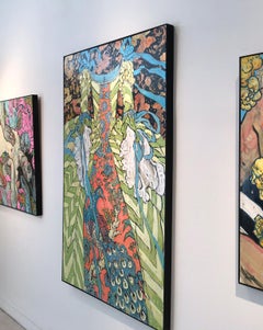 The Birdcage, Oil on Canvas, Contemporary Painting, Costume and Clothing, Signed